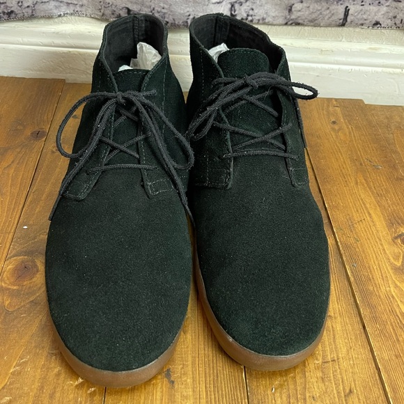 Reef Mens size 13 black suede corsac fox CC chukka boots - Picture 4 of 9